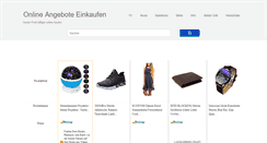 Desktop Screenshot of online-angebote-einkaufen.de