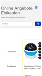 Mobile Screenshot of online-angebote-einkaufen.de