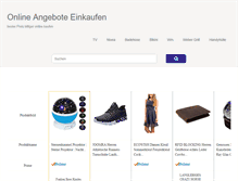 Tablet Screenshot of online-angebote-einkaufen.de